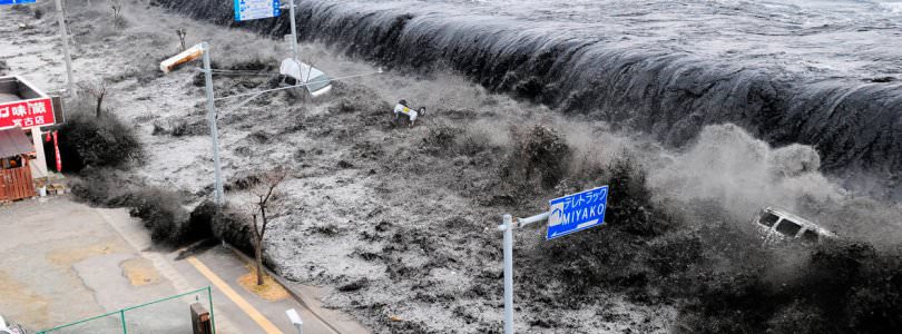 Rare Video: Japan Tsunami