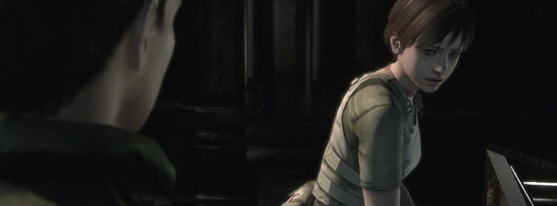 Chris Redfield and Rebecca Chambers in Resident Evil (2015)