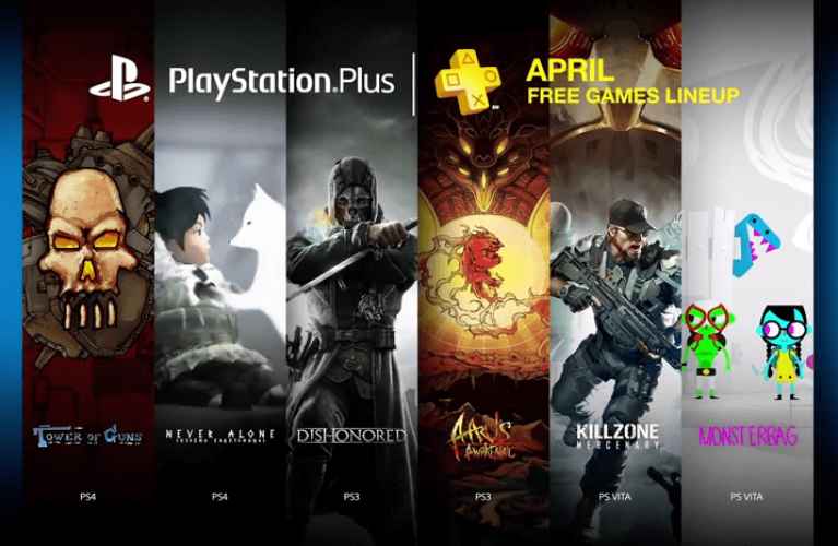 PlayStation Plus Free Game Lineup for April 2015