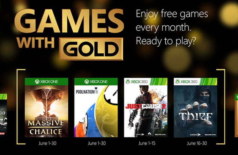 Games with Gold for June on Xbox One and Xbox 360