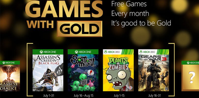 Games with Gold for July on Xbox One and Xbox 360