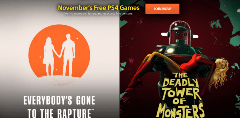 PlayStation Plus Free Game Lineup for November 2016